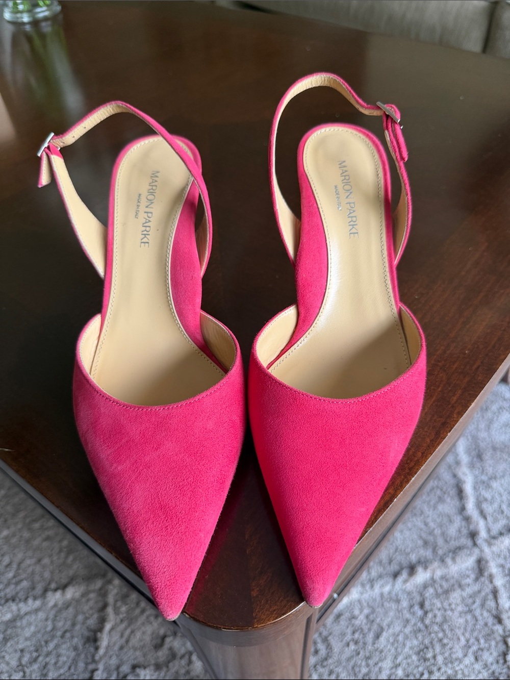 Marion Parke / Eleanor Slingback 70 Suede Pump / Size10 never worn